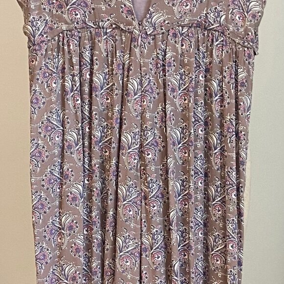Forever 21 Purple Floral Floor-Length Jumpsuit - Picture 6 of 7